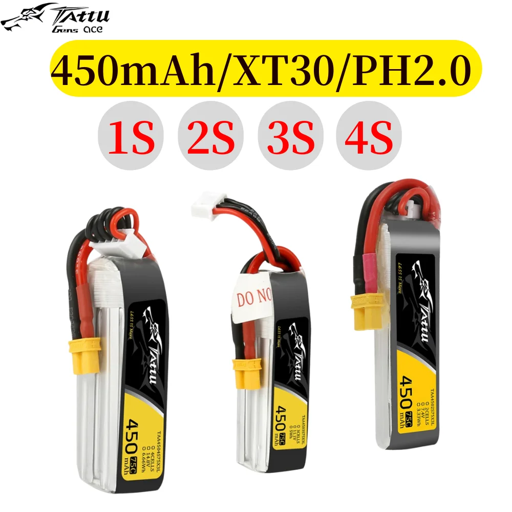 Fpv Drone Battery - Ace Tattu Lipo Battery 7.4V 7.6V