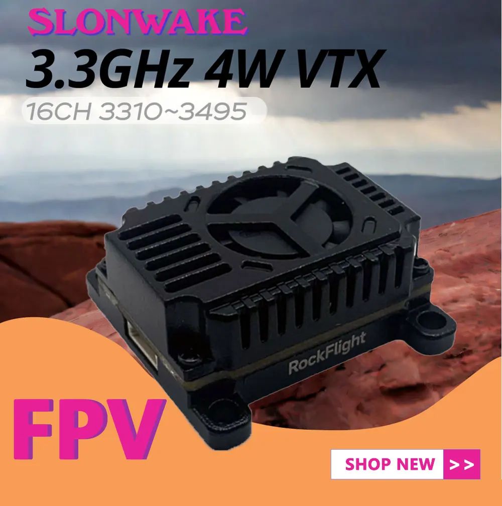 SLONWAKE FPV 3.3G 16CH 4000mW  - مراجعة Fpv Drone Transmitter وسعره