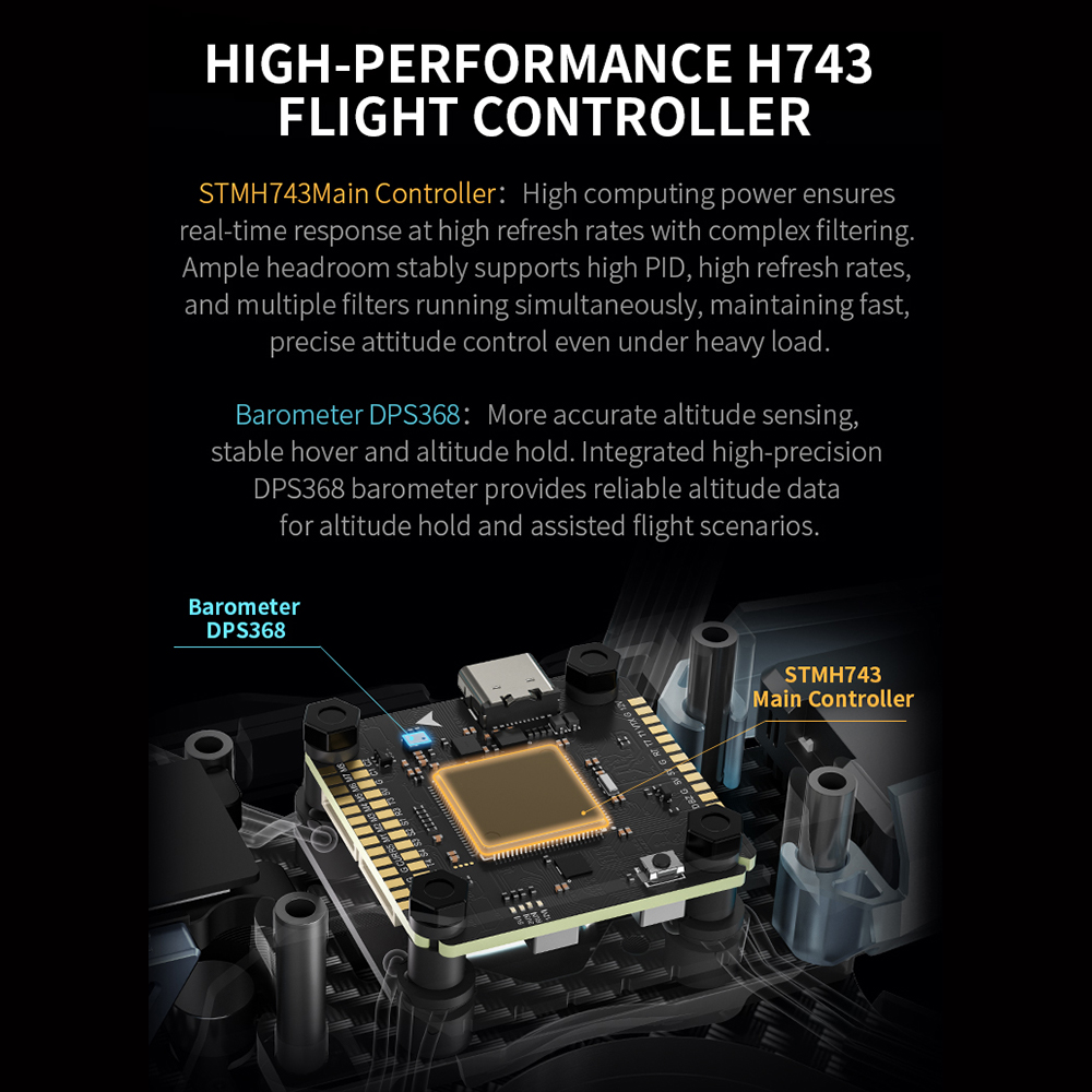 Axisflying H743 PRO Flight Con - مراجعة Fpv Drone Flight Controller وسعره