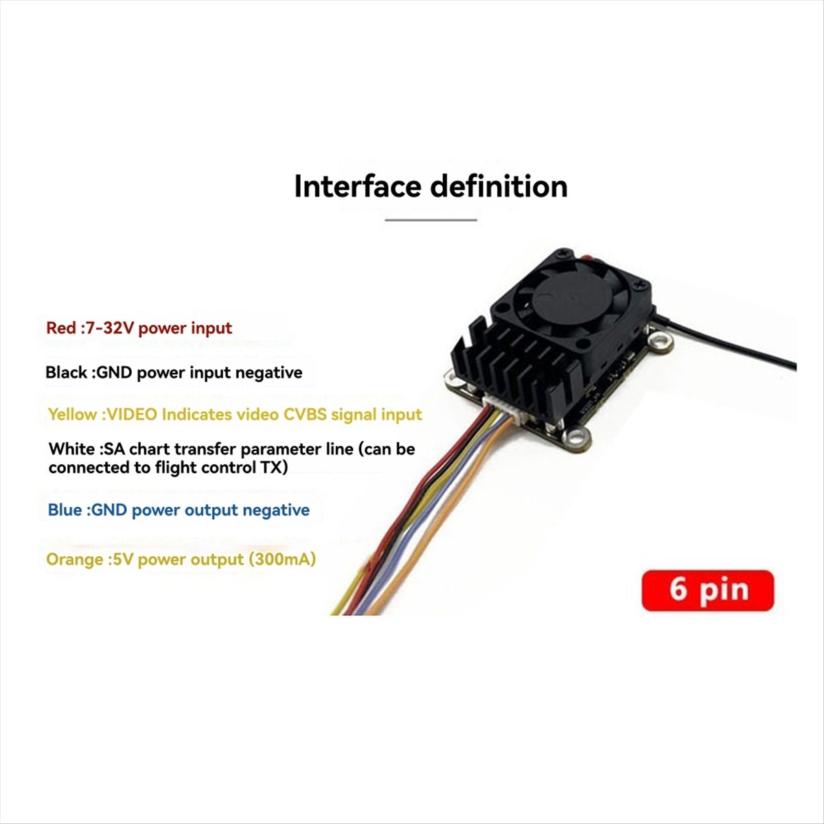 5.8G 2W VTX 2000mW FPV Video T - مراجعة Fpv Drone Transmitter وسعره