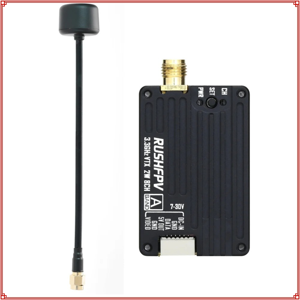 2026 New RUSHFPV 3.3G 2W VTX T - مراجعة Fpv Drone Transmitter وسعره