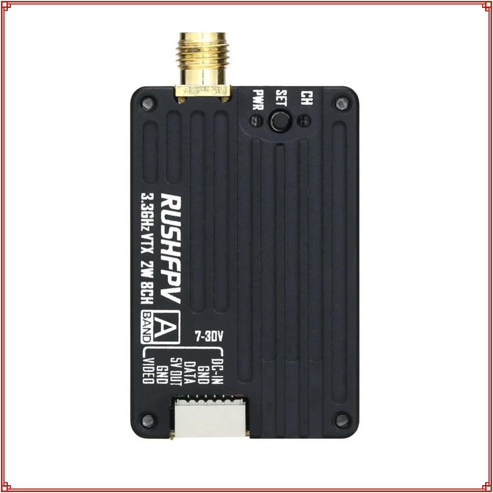 2026 New RUSHFPV 3.3G 2W VTX T - مراجعة Fpv Drone Transmitter وسعره
