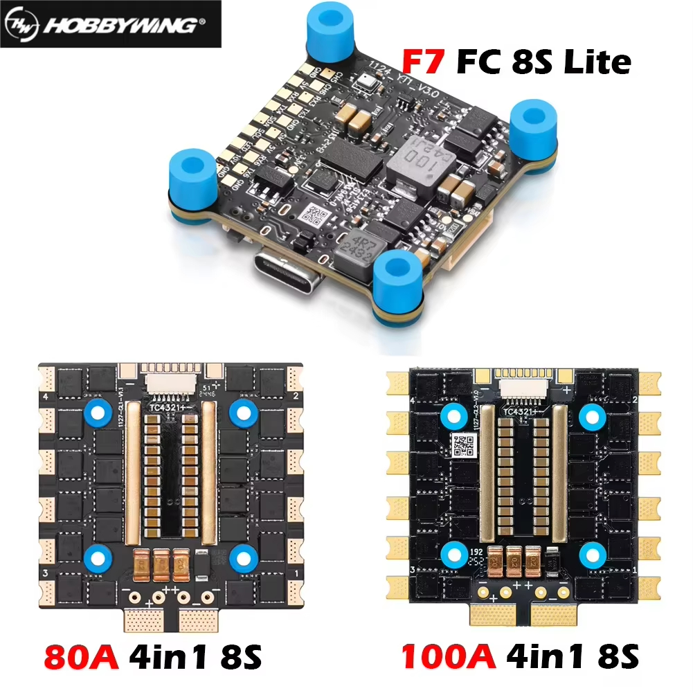 HobbyWing XRotor 80A  100A 4in - مراجعة Fpv Drone Flight Controller وسعره