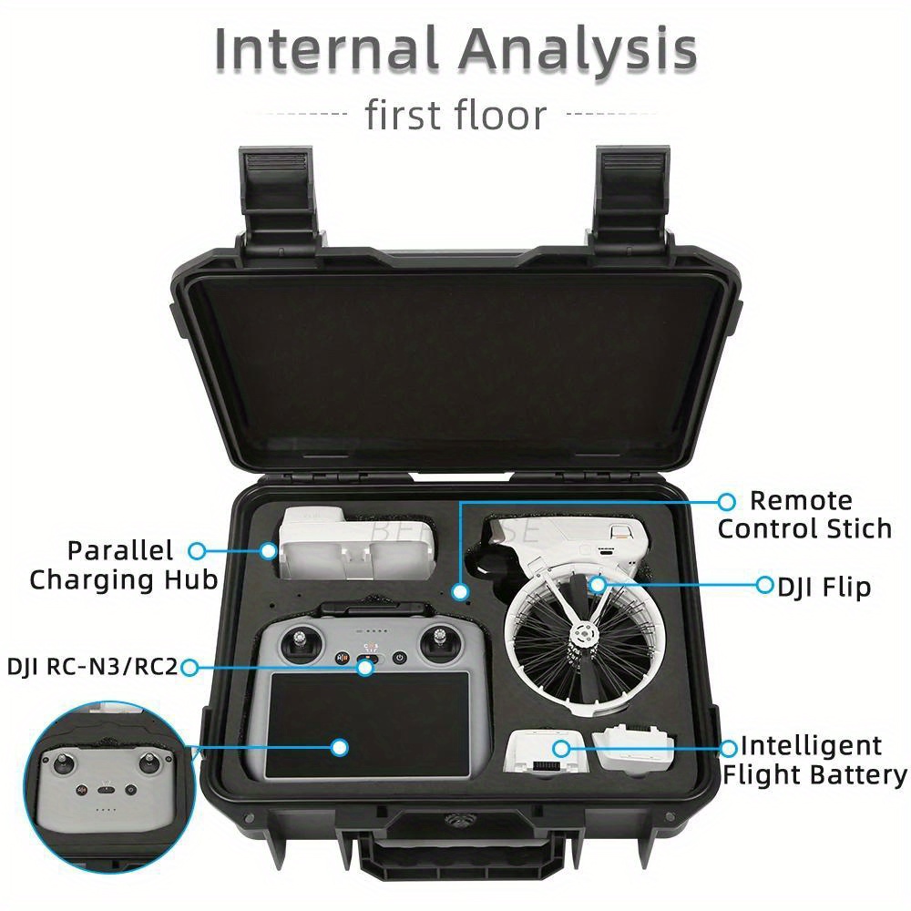 For DJI Flip hard-shell storag - مراجعة Fpv Drone Bag وسعره