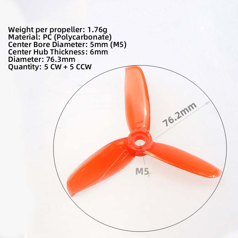 3050 3 Inch Propellers, 5CW 5C - مراجعة Fpv Drone Propeller وسعره