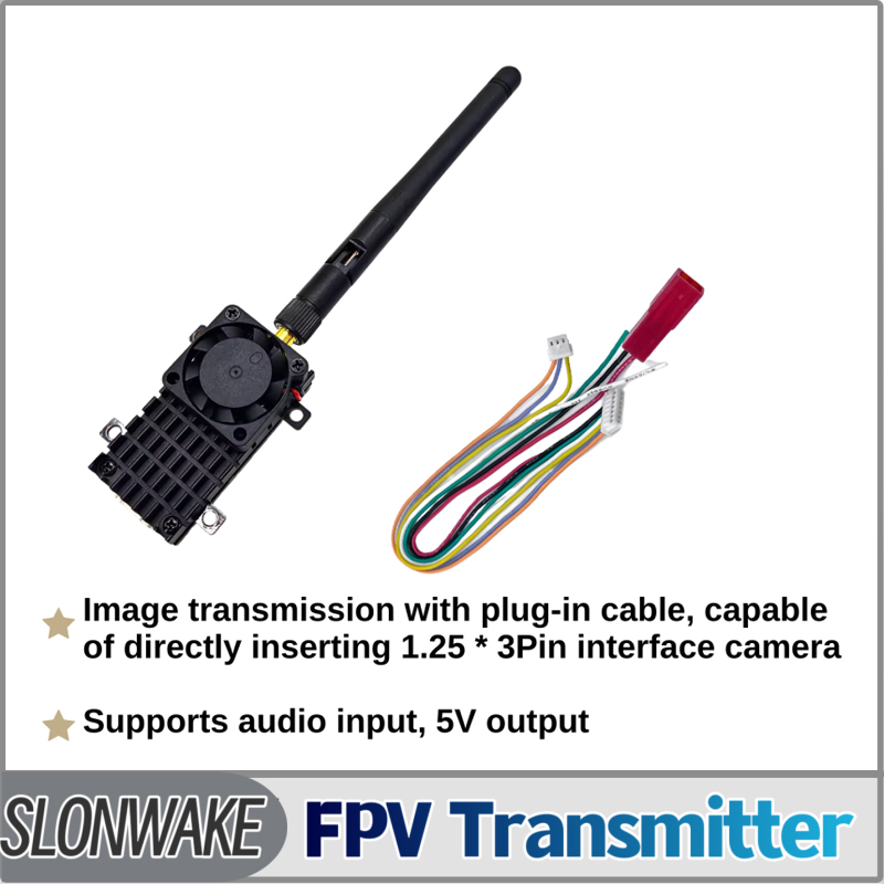 SLONWAKE 5.8G 3000mW Simulatio - مراجعة Fpv Drone Transmitter وسعره