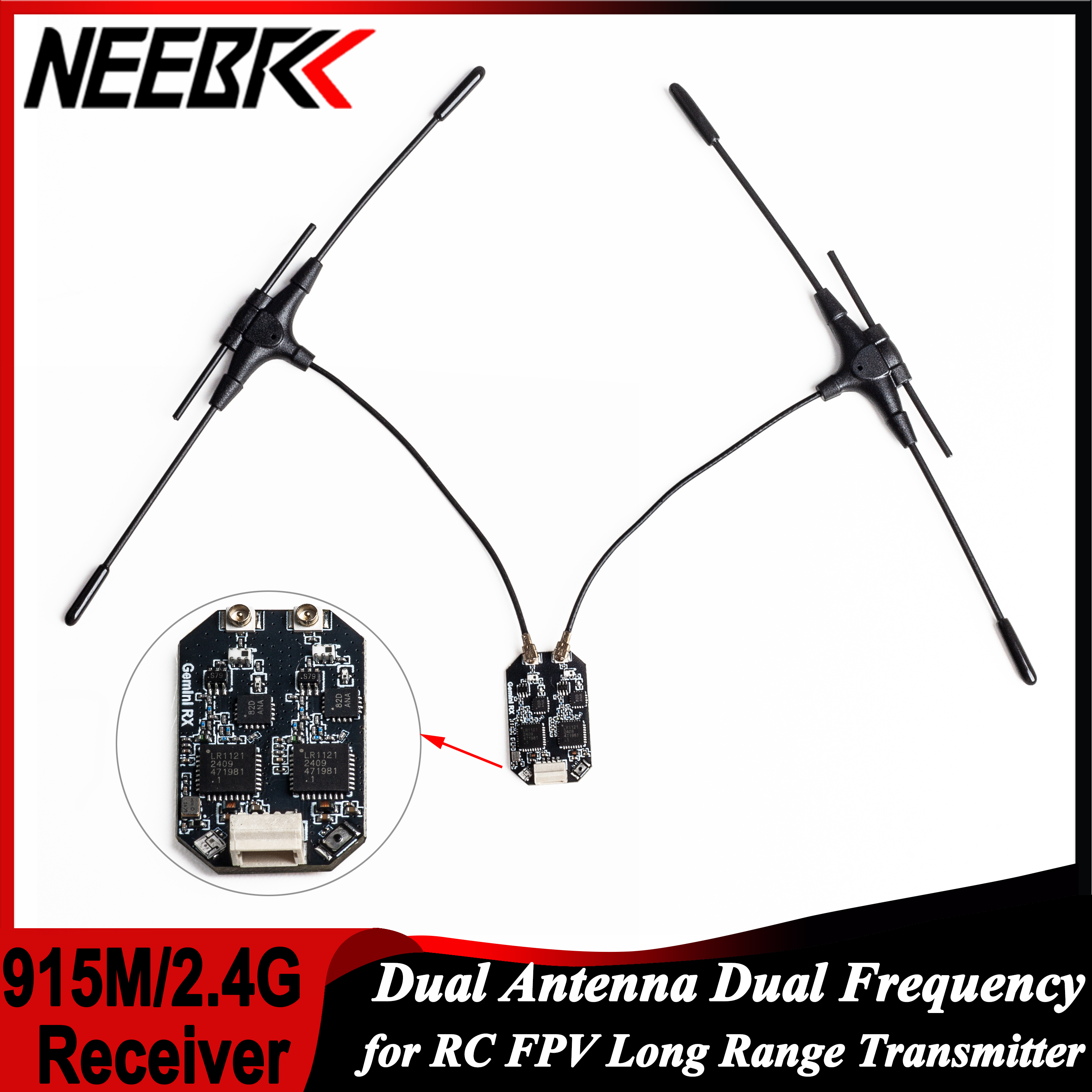 ELRS 915MHz/2.4GHz Gemini Dual - مراجعة Fpv Drone Quadcopter وسعره